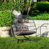 Swing Chair, Luxury 2 Person Wicker Swing Chair Rattan X-Large Double Hanging Egg Chair