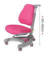 Zweal Height Adjustable Children Single Back Study Chair (for kids from age 3 to 18 year old)